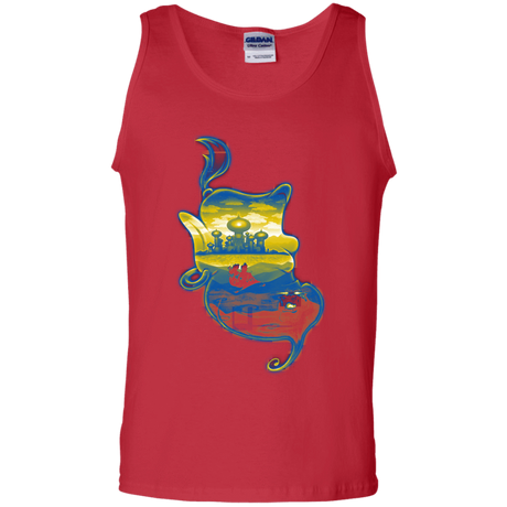 T-Shirts Red / S Aladdin Silhouette Men's Tank Top
