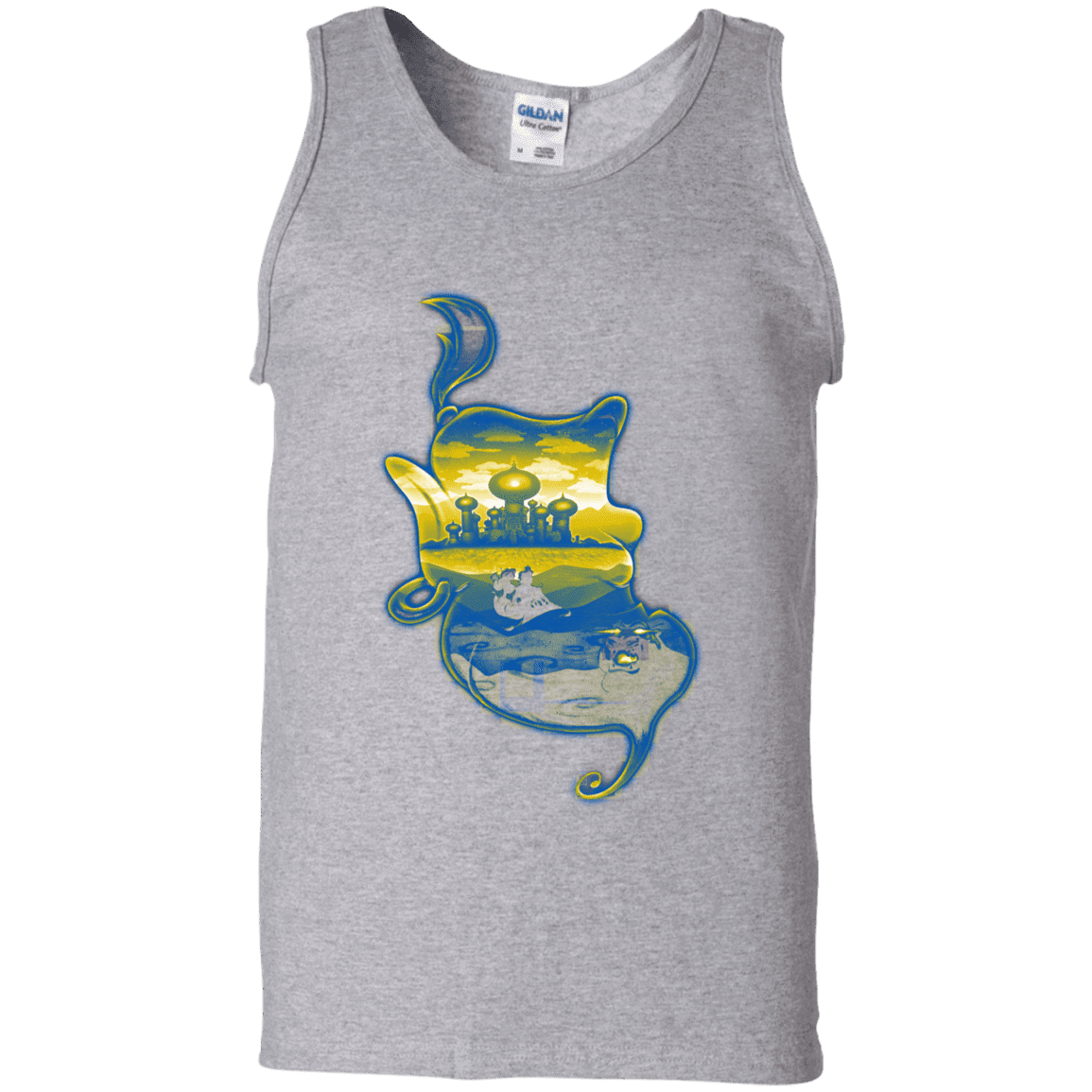 T-Shirts Sport Grey / S Aladdin Silhouette Men's Tank Top