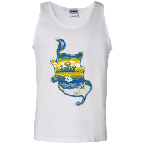 T-Shirts White / S Aladdin Silhouette Men's Tank Top