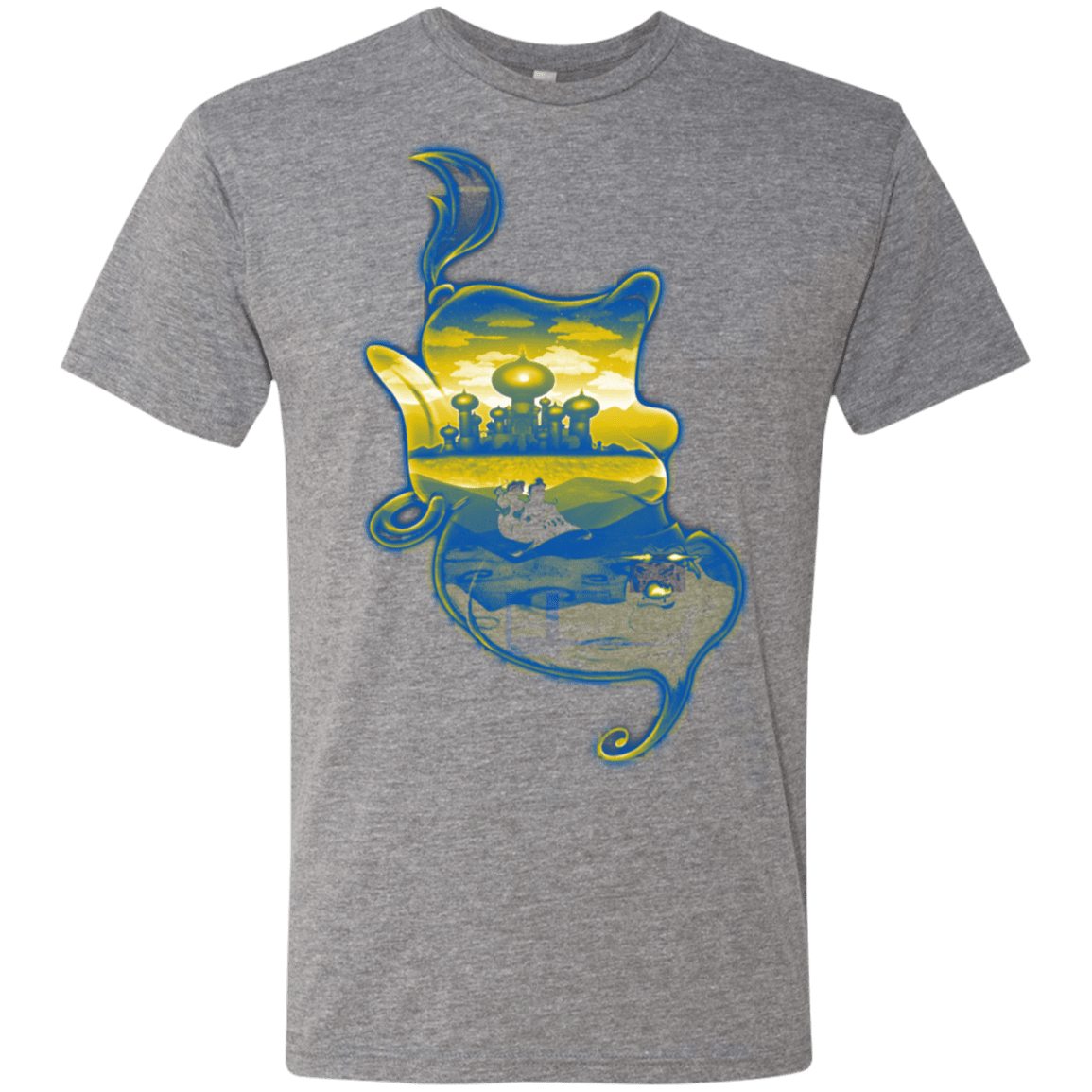 T-Shirts Premium Heather / S Aladdin Silhouette Men's Triblend T-Shirt