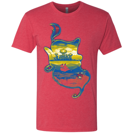 T-Shirts Vintage Red / S Aladdin Silhouette Men's Triblend T-Shirt