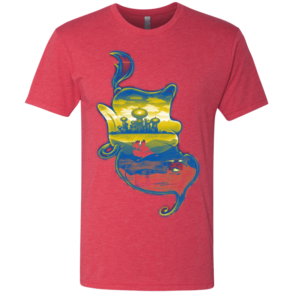 T-Shirts Vintage Red / S Aladdin Silhouette Men's Triblend T-Shirt