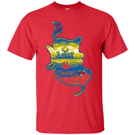 T-Shirts Red / S Aladdin Silhouette T-Shirt