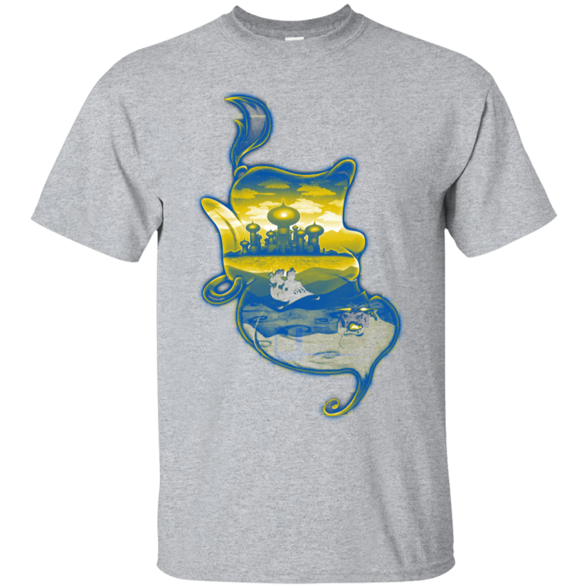 T-Shirts Sport Grey / S Aladdin Silhouette T-Shirt