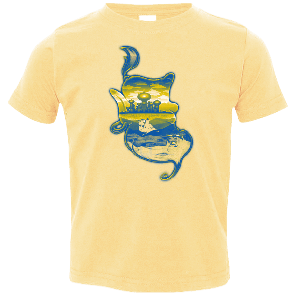 T-Shirts Butter / 2T Aladdin Silhouette Toddler Premium T-Shirt