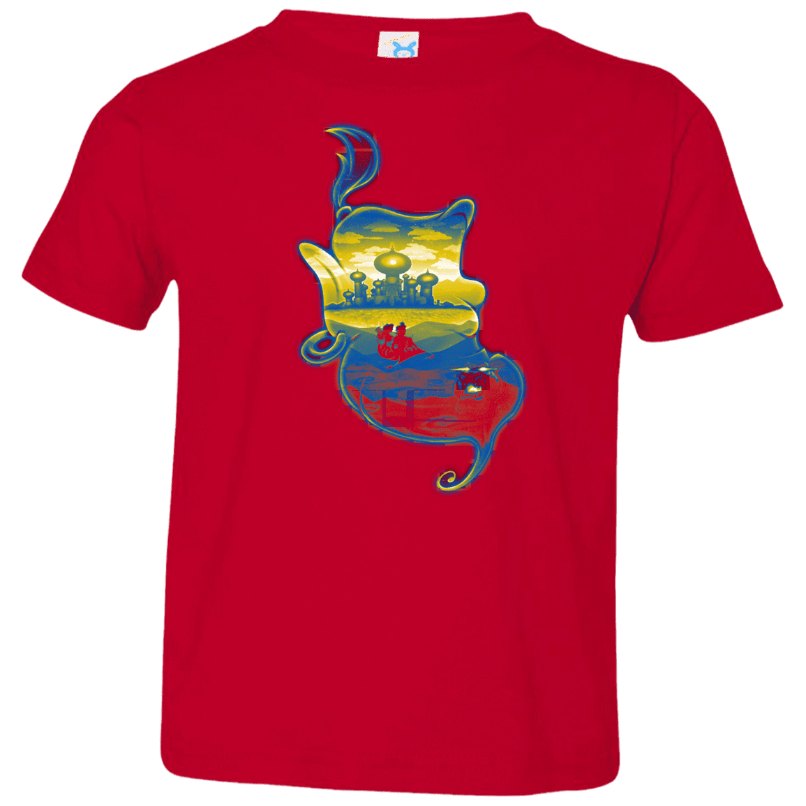 T-Shirts Red / 2T Aladdin Silhouette Toddler Premium T-Shirt