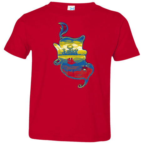 T-Shirts Red / 2T Aladdin Silhouette Toddler Premium T-Shirt