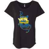 T-Shirts Vintage Black / X-Small Aladdin Silhouette Triblend Dolman Sleeve
