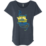 T-Shirts Vintage Navy / X-Small Aladdin Silhouette Triblend Dolman Sleeve