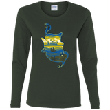 T-Shirts Forest / S Aladdin Silhouette Women's Long Sleeve T-Shirt