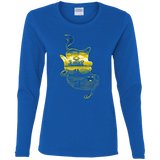 T-Shirts Royal / S Aladdin Silhouette Women's Long Sleeve T-Shirt