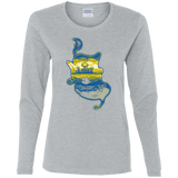 T-Shirts Sport Grey / S Aladdin Silhouette Women's Long Sleeve T-Shirt