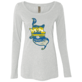 T-Shirts Heather White / S Aladdin Silhouette Women's Triblend Long Sleeve Shirt