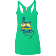 T-Shirts Envy / X-Small Aladdin Silhouette Women's Triblend Racerback Tank