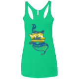 T-Shirts Envy / X-Small Aladdin Silhouette Women's Triblend Racerback Tank