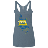 T-Shirts Indigo / X-Small Aladdin Silhouette Women's Triblend Racerback Tank