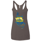 T-Shirts Macchiato / X-Small Aladdin Silhouette Women's Triblend Racerback Tank