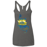 T-Shirts Premium Heather / X-Small Aladdin Silhouette Women's Triblend Racerback Tank