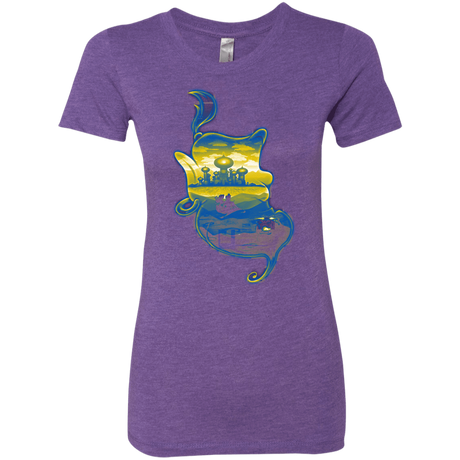 T-Shirts Purple Rush / S Aladdin Silhouette Women's Triblend T-Shirt