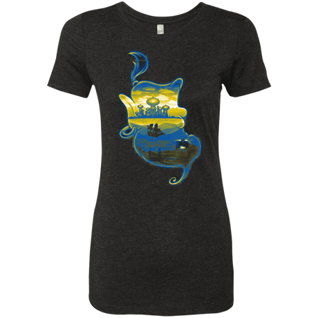 T-Shirts Vintage Black / S Aladdin Silhouette Women's Triblend T-Shirt