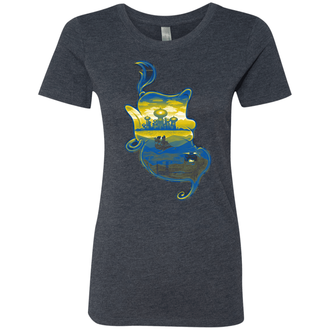 T-Shirts Vintage Navy / S Aladdin Silhouette Women's Triblend T-Shirt
