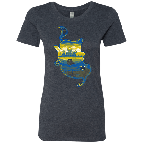 T-Shirts Vintage Navy / S Aladdin Silhouette Women's Triblend T-Shirt