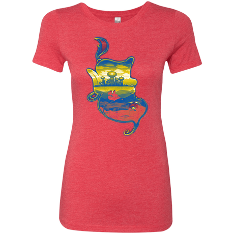 T-Shirts Vintage Red / S Aladdin Silhouette Women's Triblend T-Shirt
