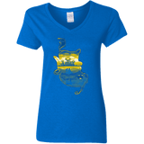 T-Shirts Royal / S Aladdin Silhouette Women's V-Neck T-Shirt