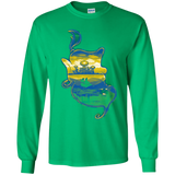T-Shirts Irish Green / YS Aladdin Silhouette Youth Long Sleeve T-Shirt