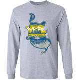 T-Shirts Sport Grey / YS Aladdin Silhouette Youth Long Sleeve T-Shirt