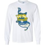 T-Shirts White / YS Aladdin Silhouette Youth Long Sleeve T-Shirt