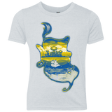 T-Shirts Heather White / YXS Aladdin Silhouette Youth Triblend T-Shirt