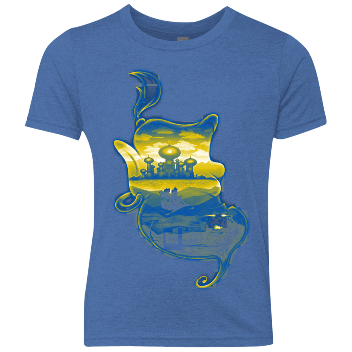 T-Shirts Vintage Royal / YXS Aladdin Silhouette Youth Triblend T-Shirt
