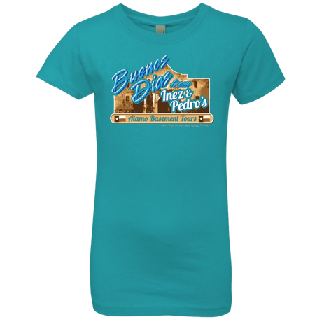 T-Shirts Tahiti Blue / YXS Alamo Basement Girls Premium T-Shirt