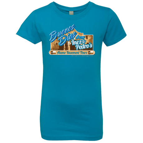 T-Shirts Turquoise / YXS Alamo Basement Girls Premium T-Shirt