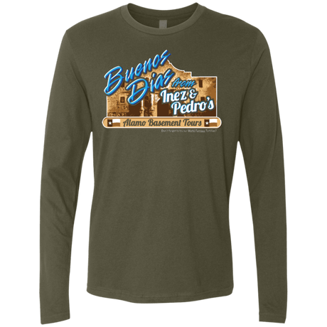 T-Shirts Military Green / Small Alamo Basement Men's Premium Long Sleeve