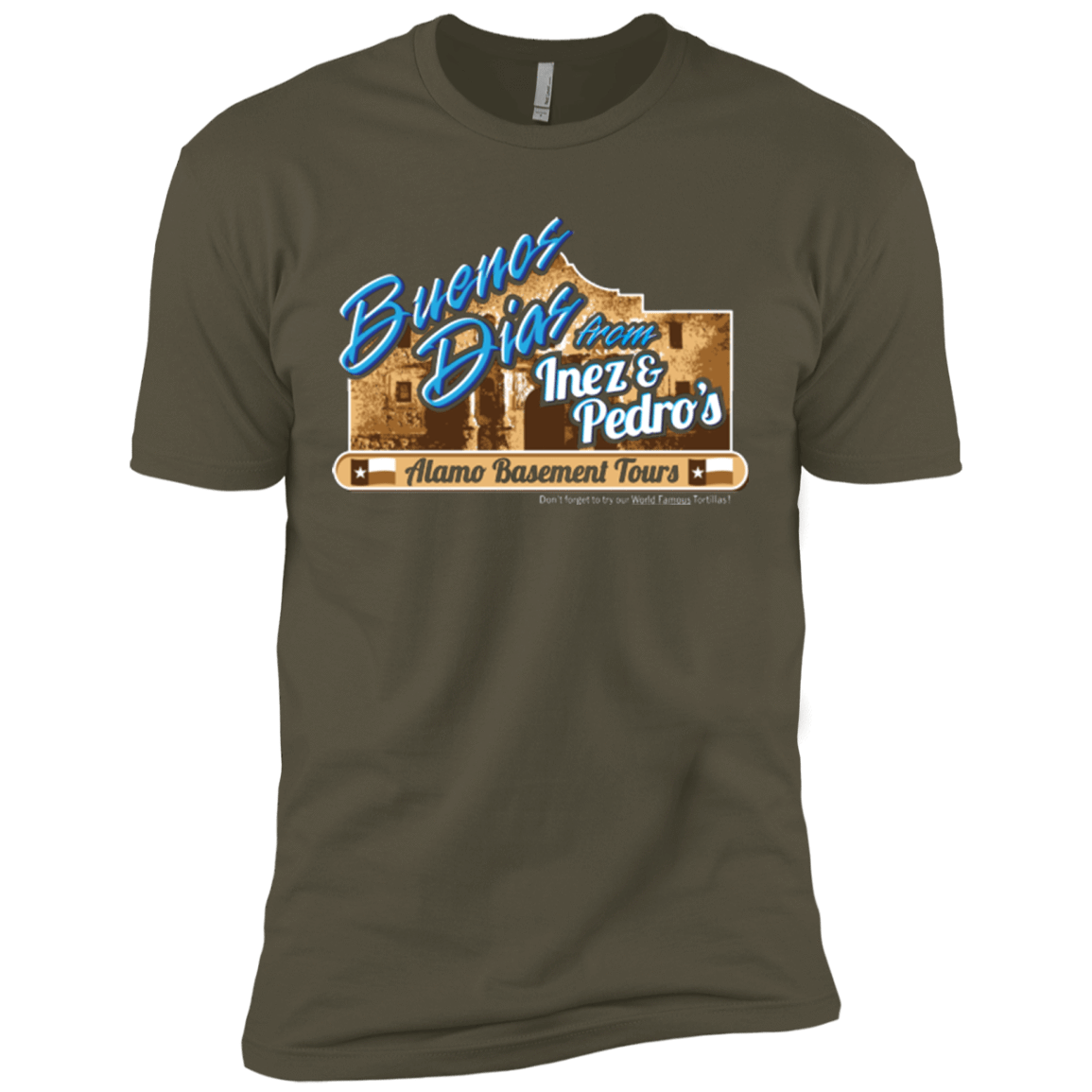 T-Shirts Military Green / X-Small Alamo Basement Men's Premium T-Shirt