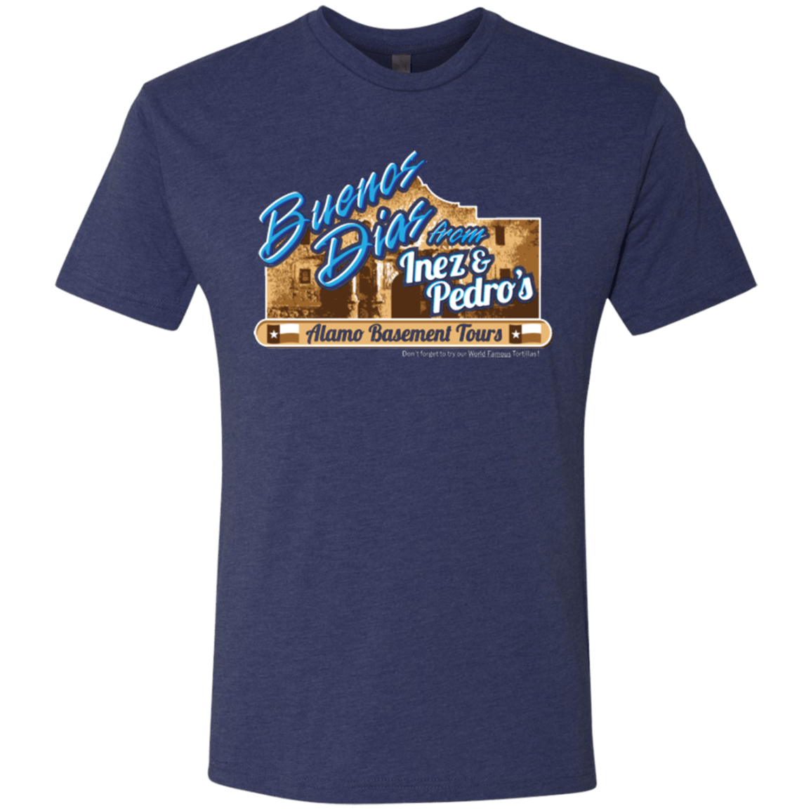 T-Shirts Vintage Navy / Small Alamo Basement Men's Triblend T-Shirt