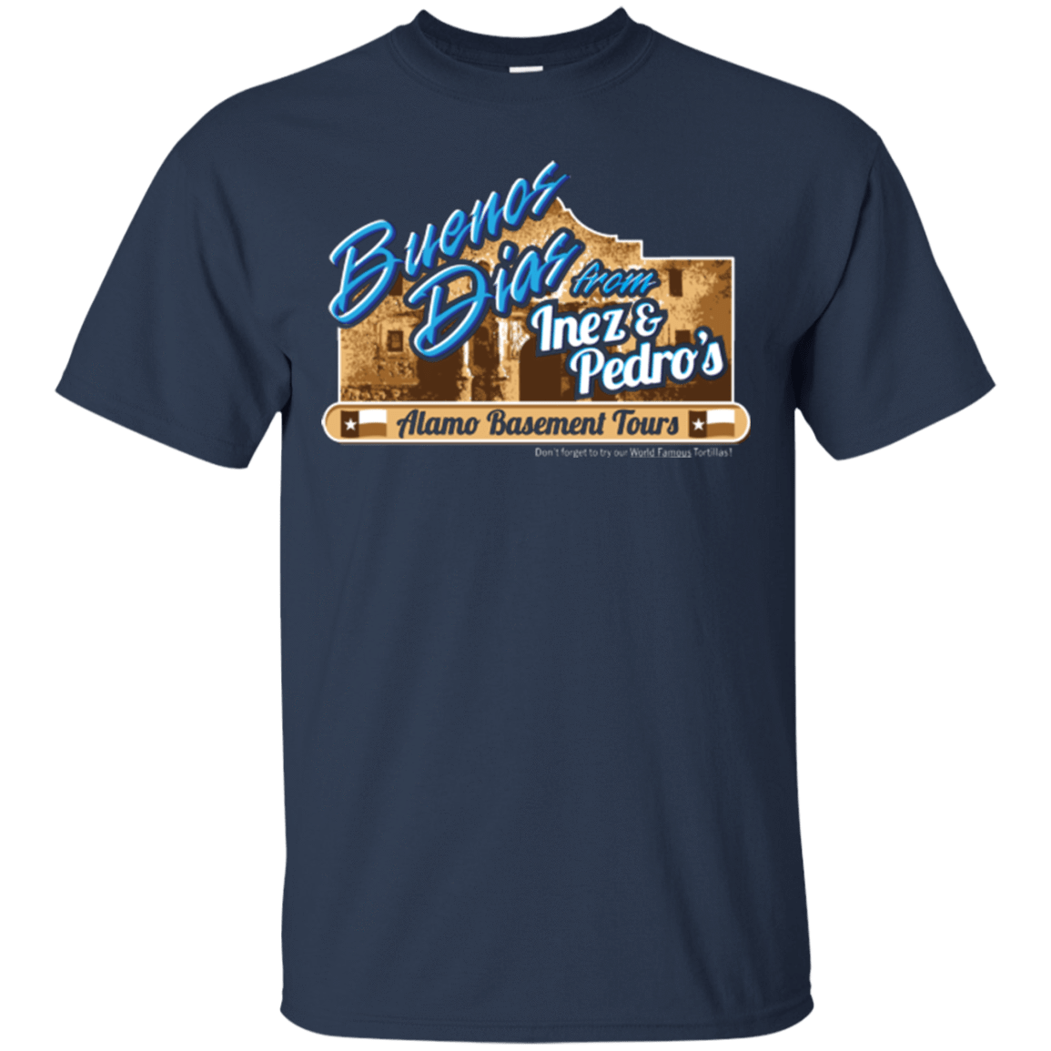 T-Shirts Navy / Small Alamo Basement T-Shirt