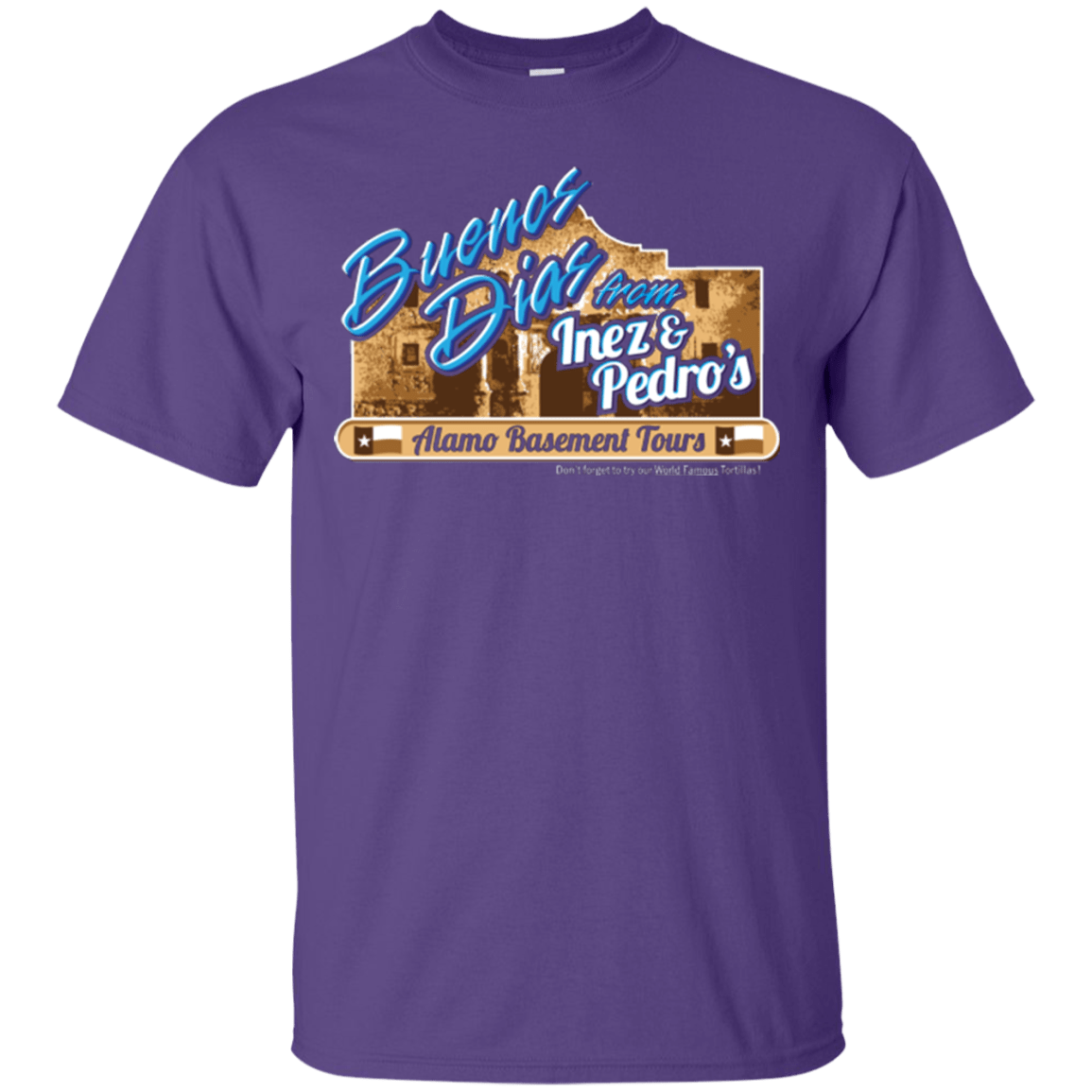 T-Shirts Purple / Small Alamo Basement T-Shirt