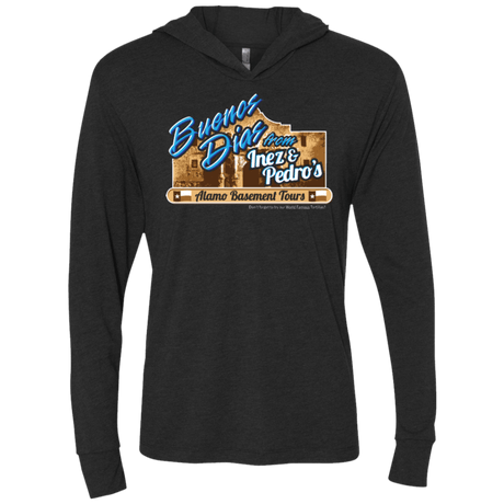 T-Shirts Vintage Black / X-Small Alamo Basement Triblend Long Sleeve Hoodie Tee