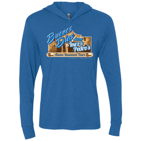 T-Shirts Vintage Royal / X-Small Alamo Basement Triblend Long Sleeve Hoodie Tee