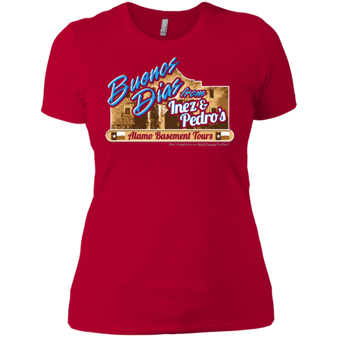 T-Shirts Red / X-Small Alamo Basement Women's Premium T-Shirt