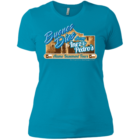 T-Shirts Turquoise / X-Small Alamo Basement Women's Premium T-Shirt