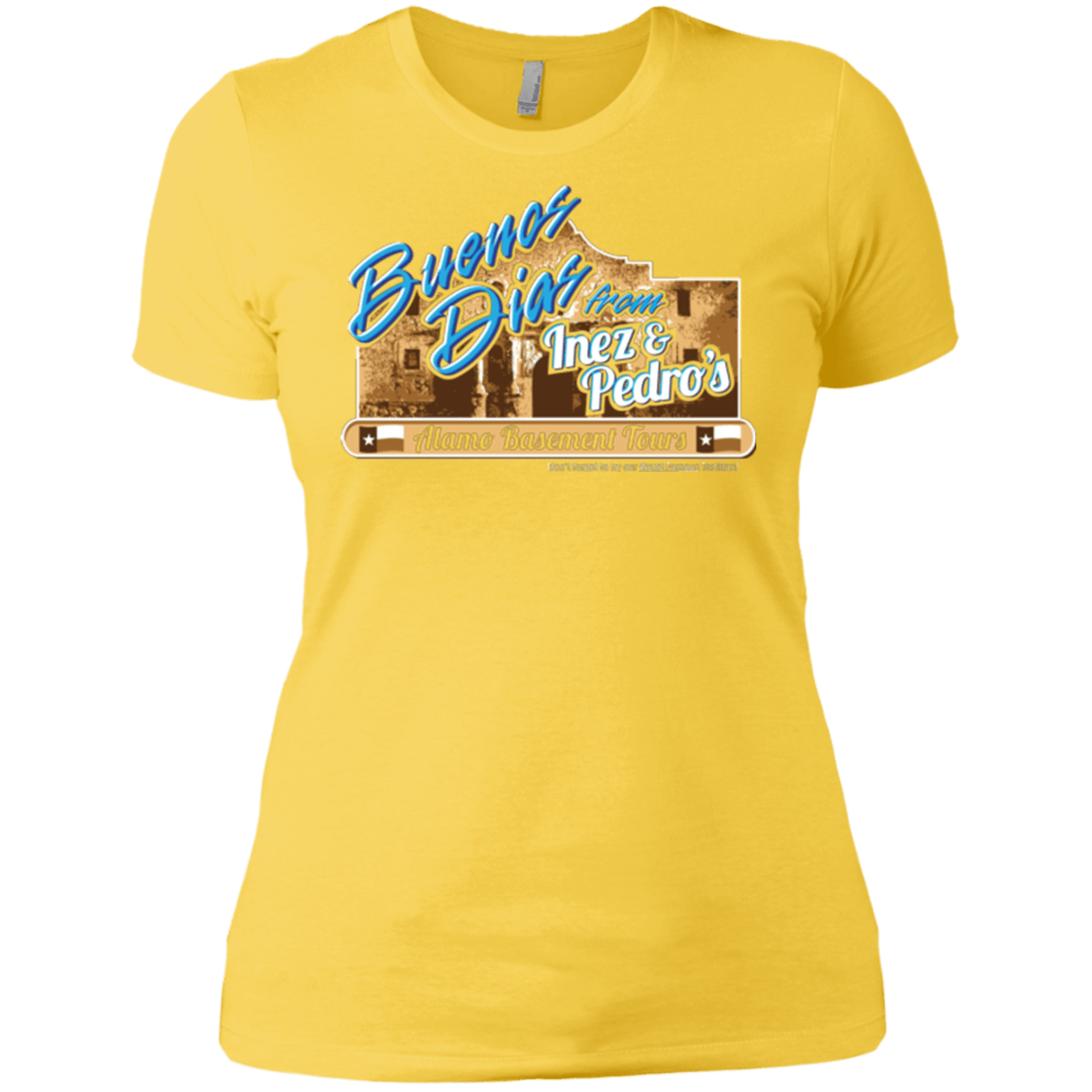 T-Shirts Vibrant Yellow / X-Small Alamo Basement Women's Premium T-Shirt
