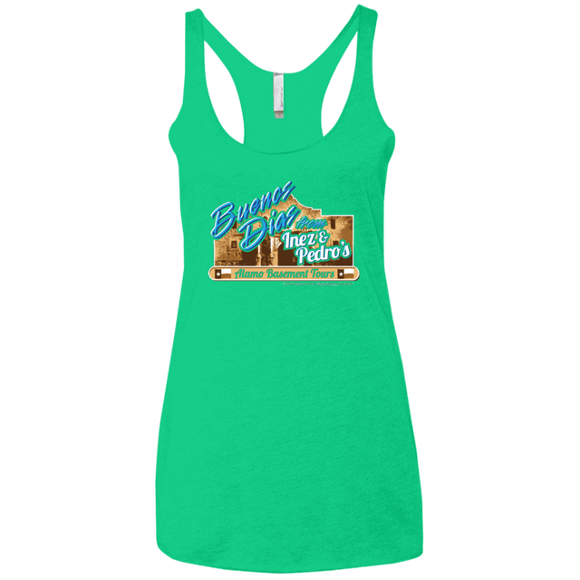 T-Shirts Envy / X-Small Alamo Basement Women's Triblend Racerback Tank