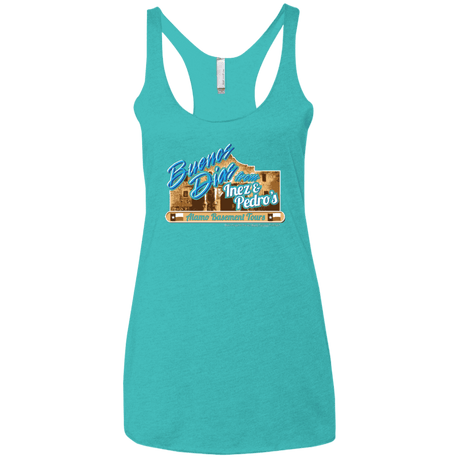 T-Shirts Tahiti Blue / X-Small Alamo Basement Women's Triblend Racerback Tank