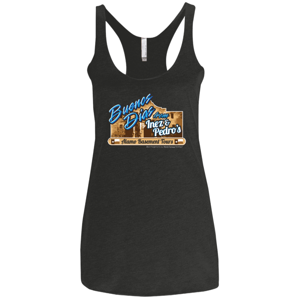 T-Shirts Vintage Black / X-Small Alamo Basement Women's Triblend Racerback Tank