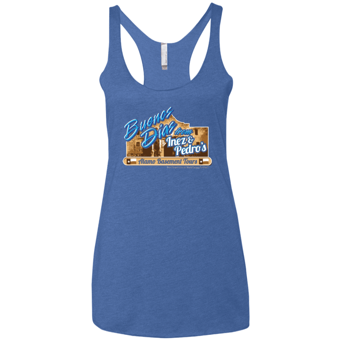 T-Shirts Vintage Royal / X-Small Alamo Basement Women's Triblend Racerback Tank