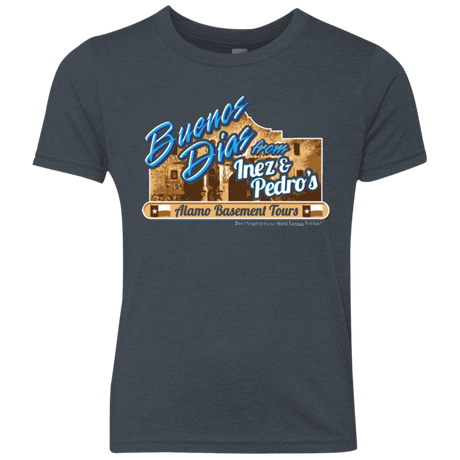 T-Shirts Vintage Navy / YXS Alamo Basement Youth Triblend T-Shirt